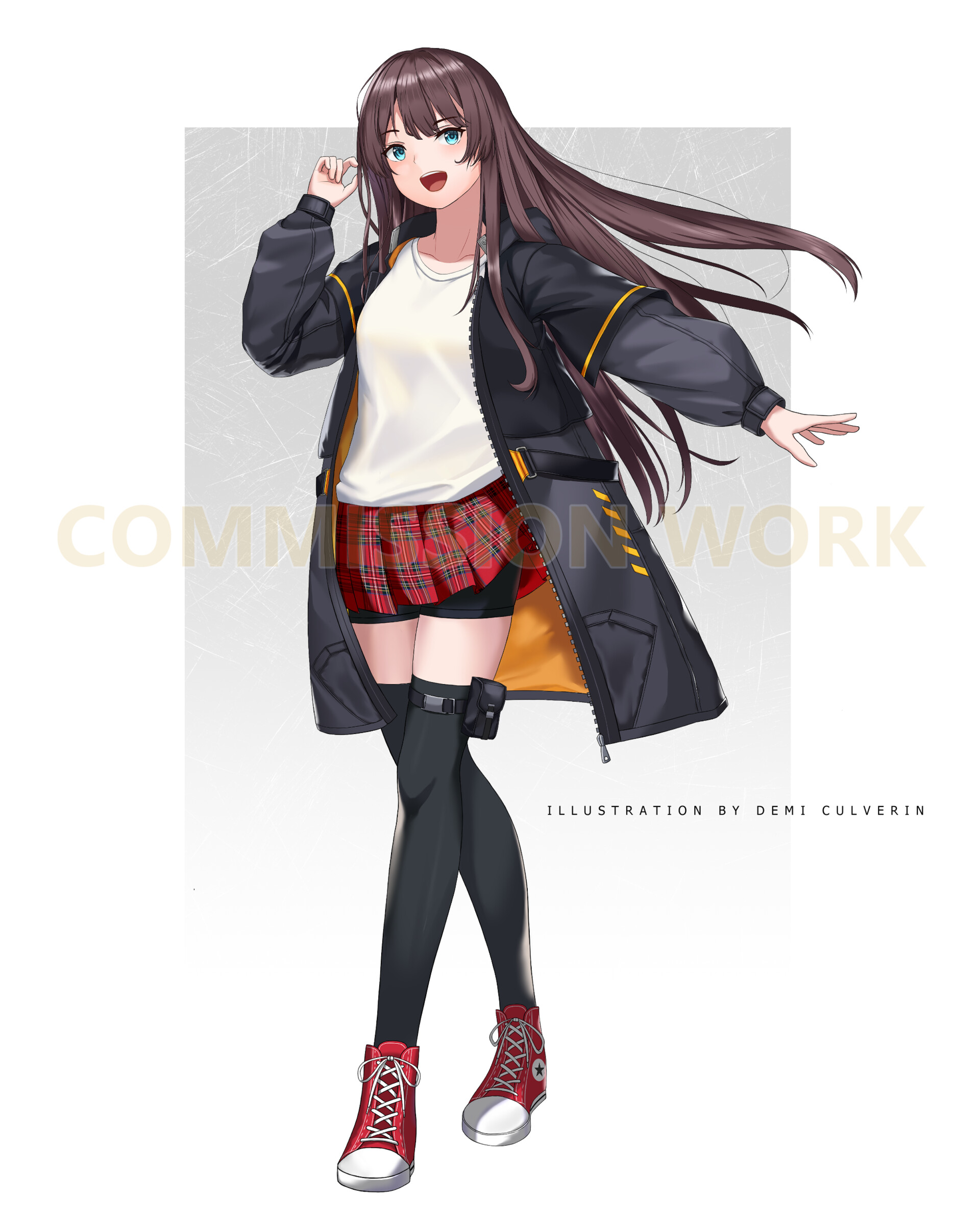 ArtStation - COMMISSION Character Design -Modern Outfit-