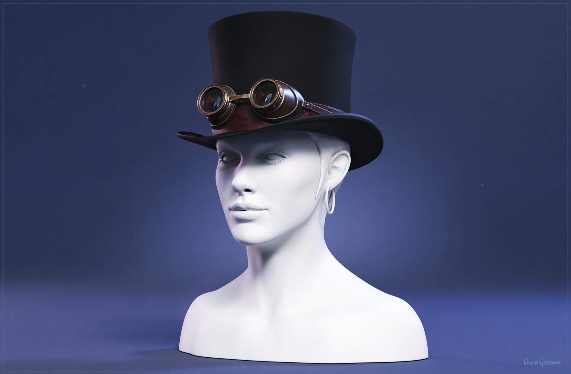 ArtStation Steampunk Top Hat