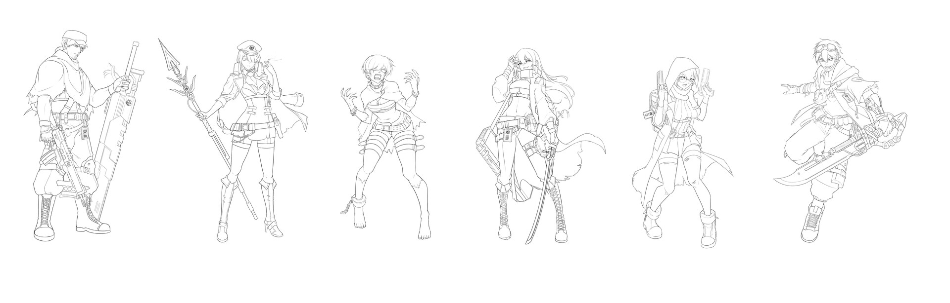 Artstation Death Operation Character Design