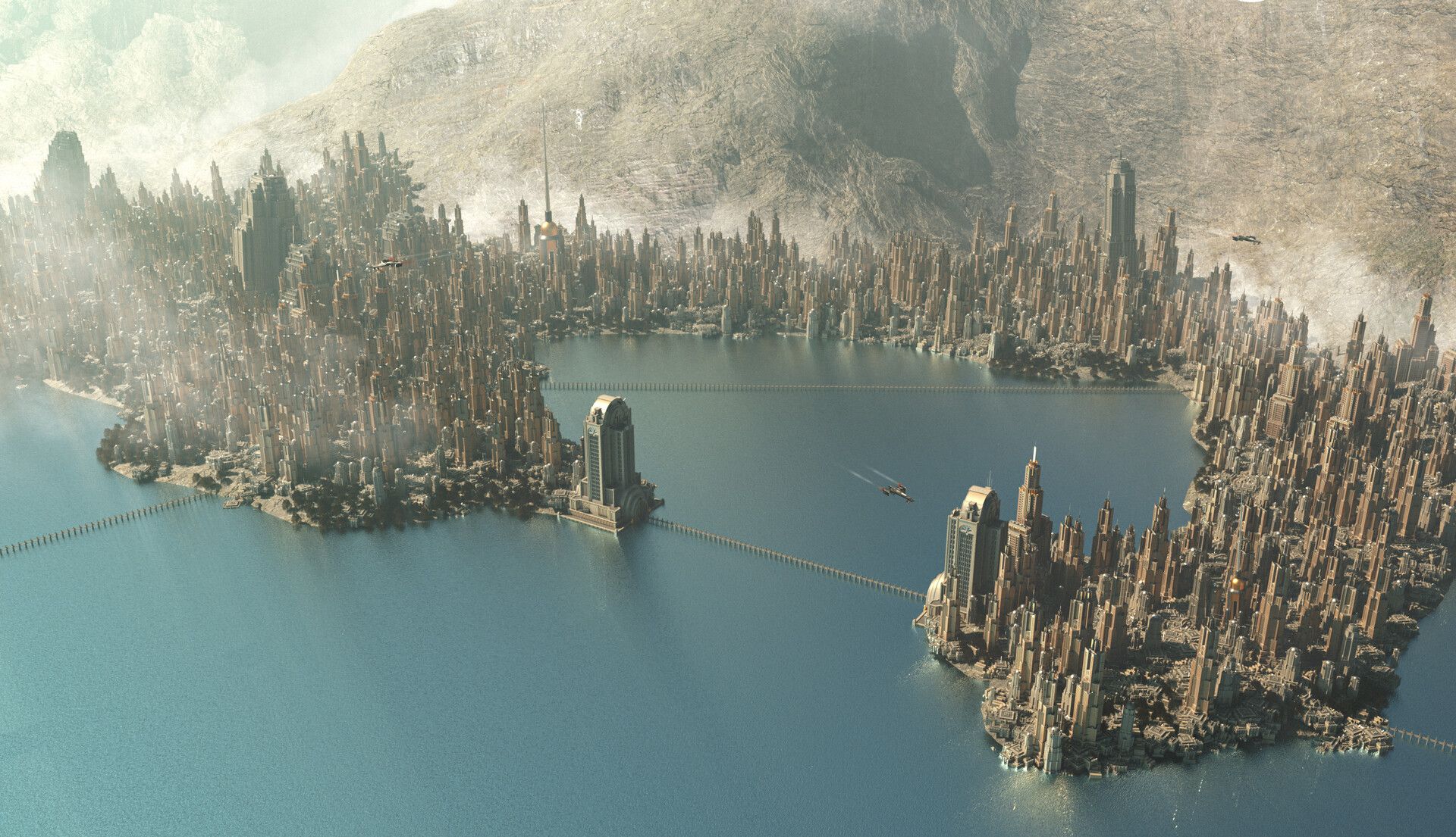 ArtStation - Dingin-Rha City.