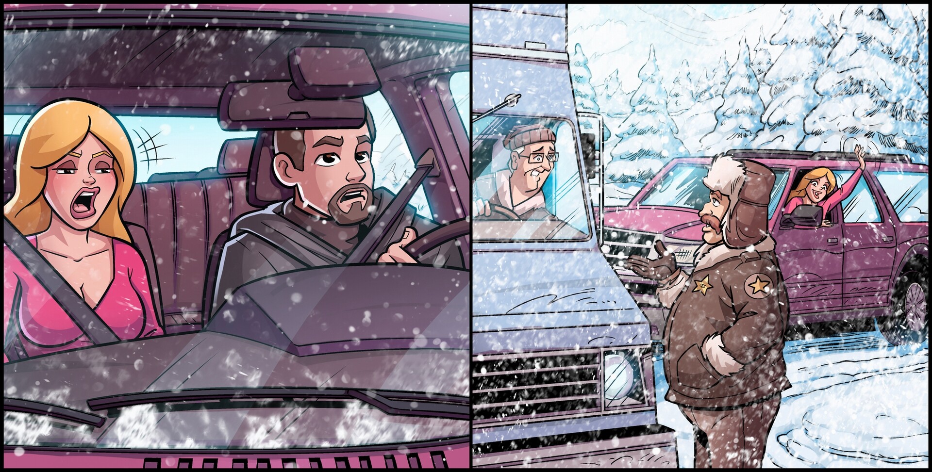 Alek Marmontel Jab Comix Snowed In