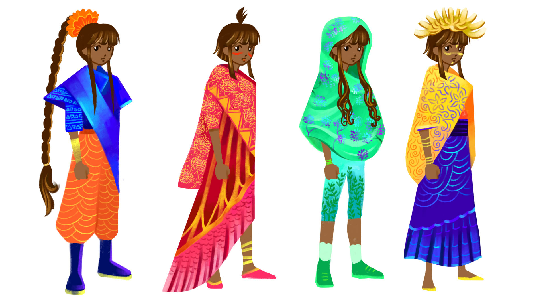 ArtStation - Multicultural clothes