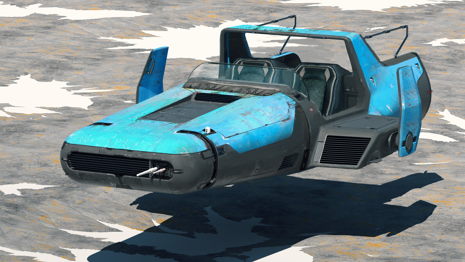 Final concept of the Hover car