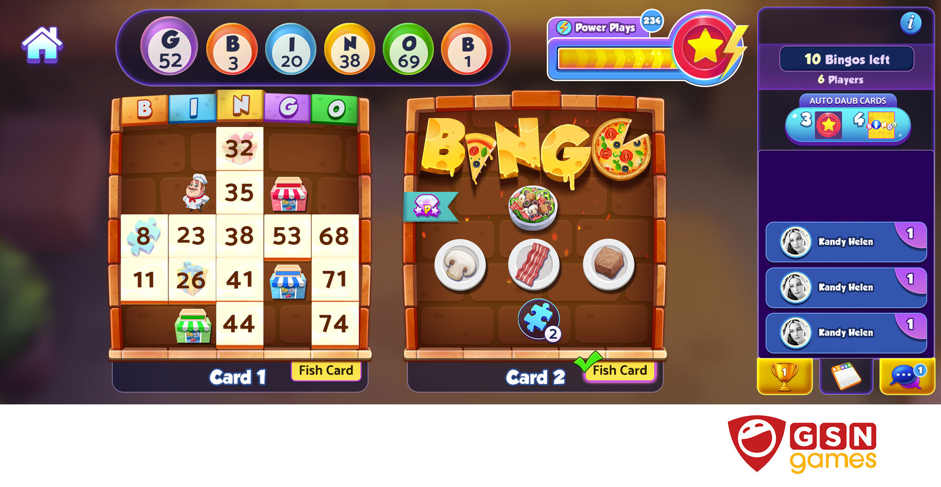 ArtStation BINGO BASH Say Cheese Game screen / Ideations