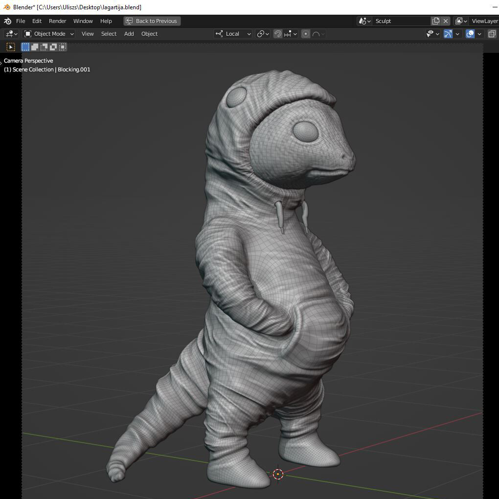LAGARTIJA_3D MODEL