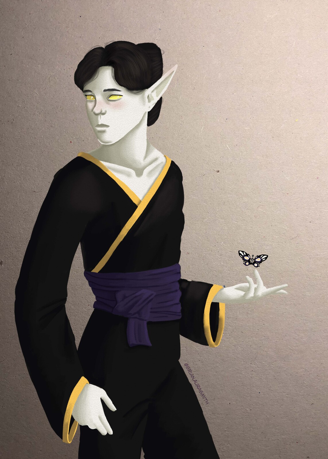 Mico, Fetchling Cleric - Client Commission