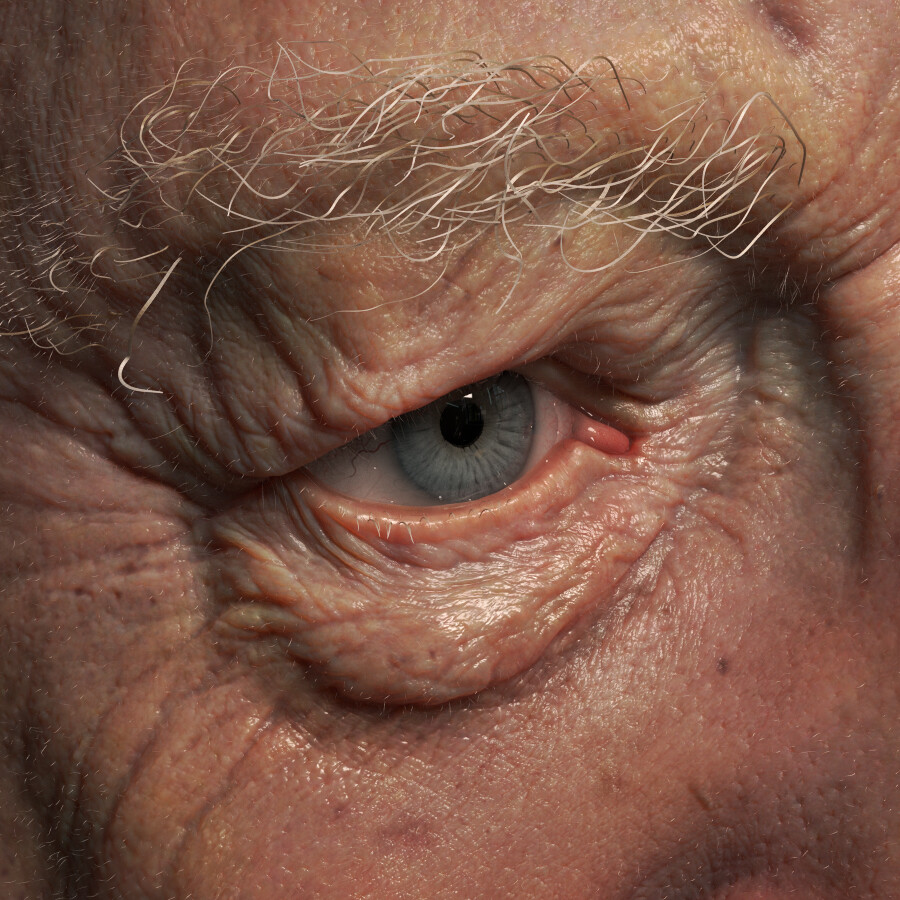 Eye close up