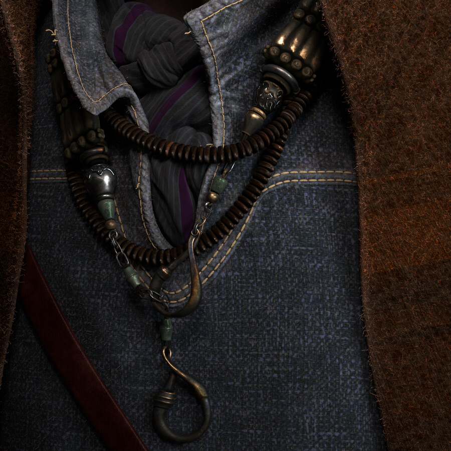 The Chain of Wisdom.
Not much of a replica but my personal interpretation based on photos and references. I am pretty sure is quite different, but the main look is there. I guess :)