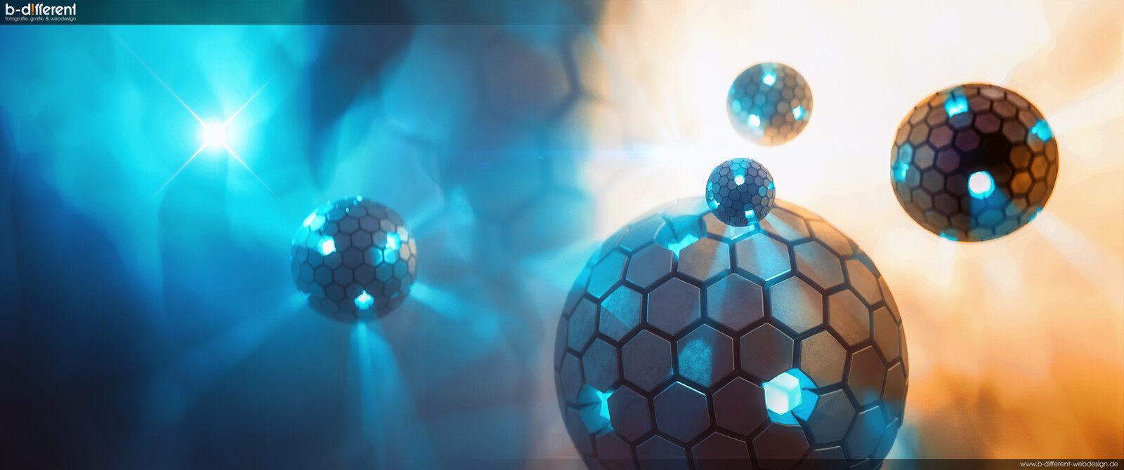 Field Of Hexagonal Spheres | without caption