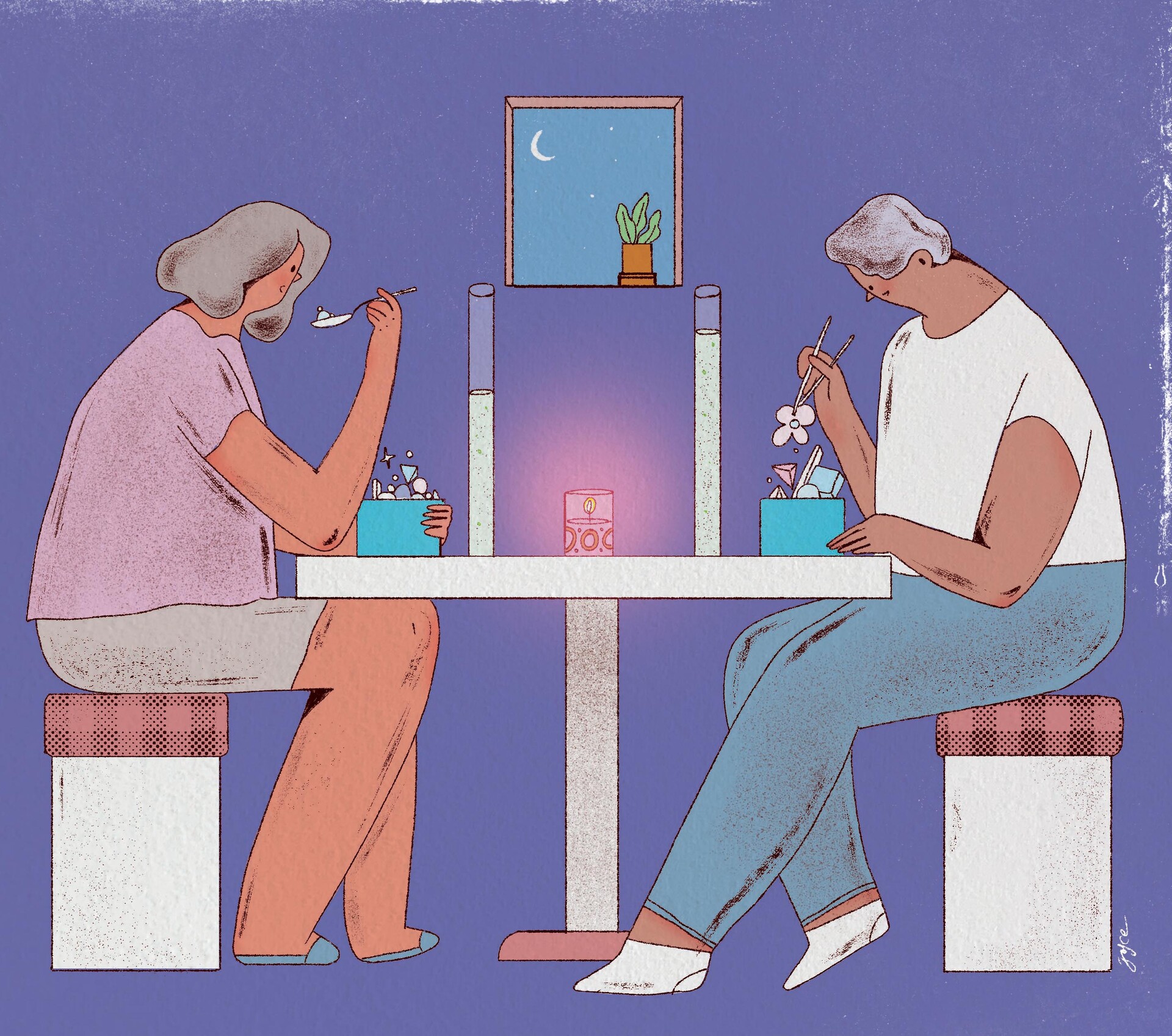 ArtStation - Delightful chats over dinner