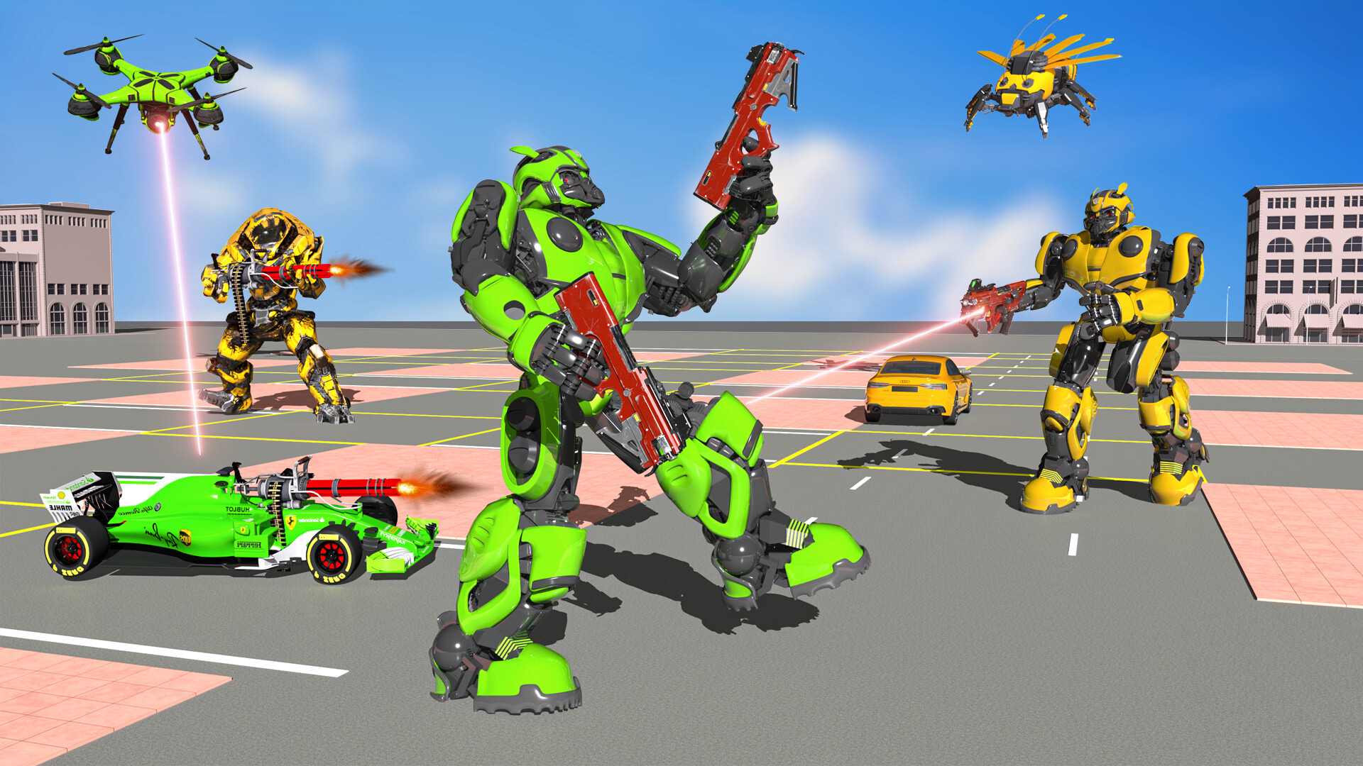 ArtStation Multi Robot Transform game
