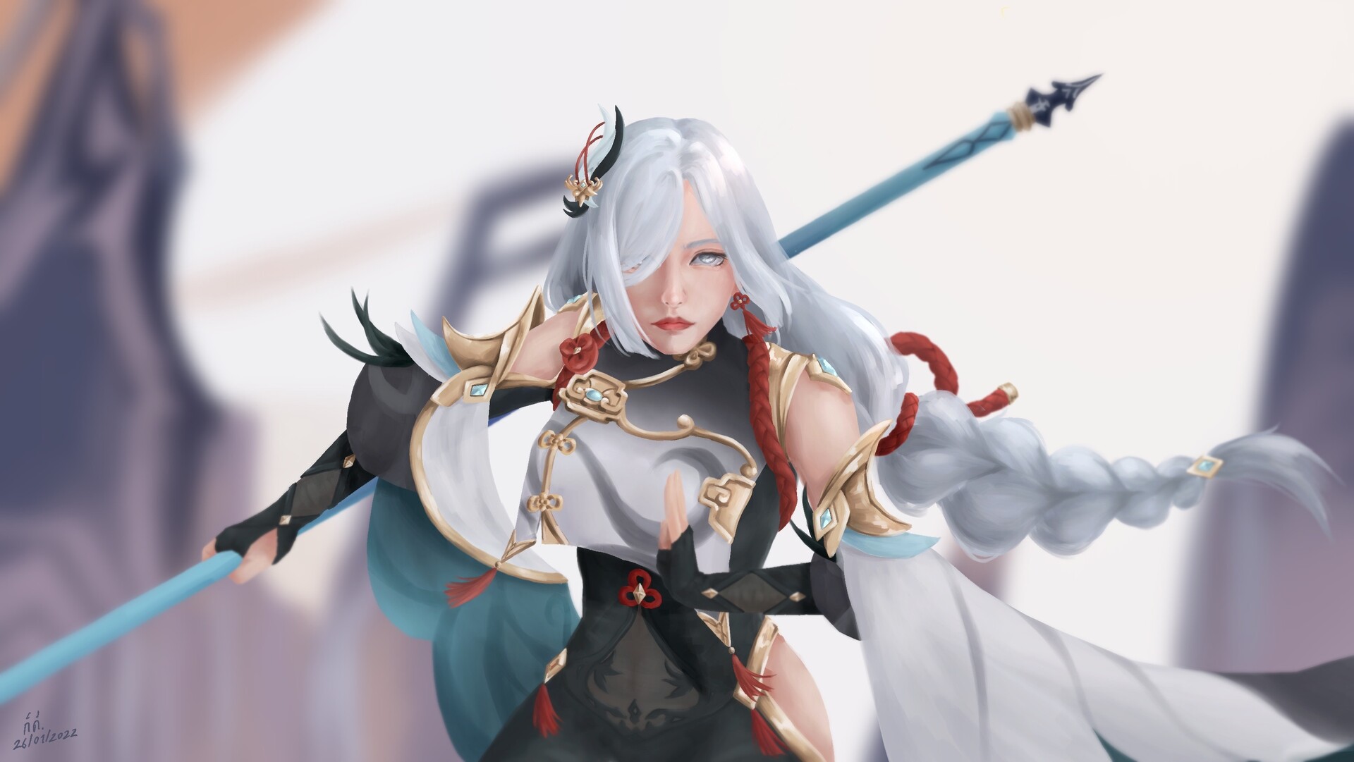 Shenhe Guide: Divine Damsel of Devastation - KQM