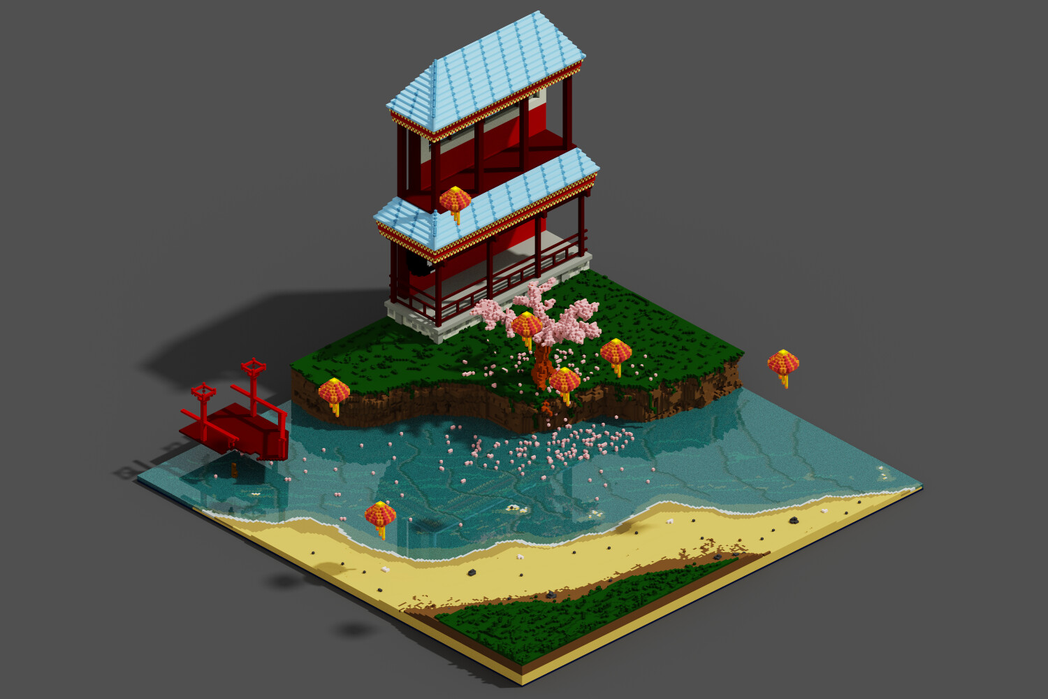 Роман Яшин - Voxel river