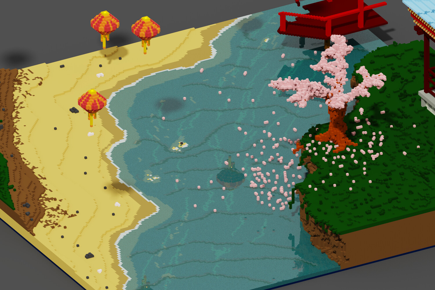 Роман Яшин - Voxel river