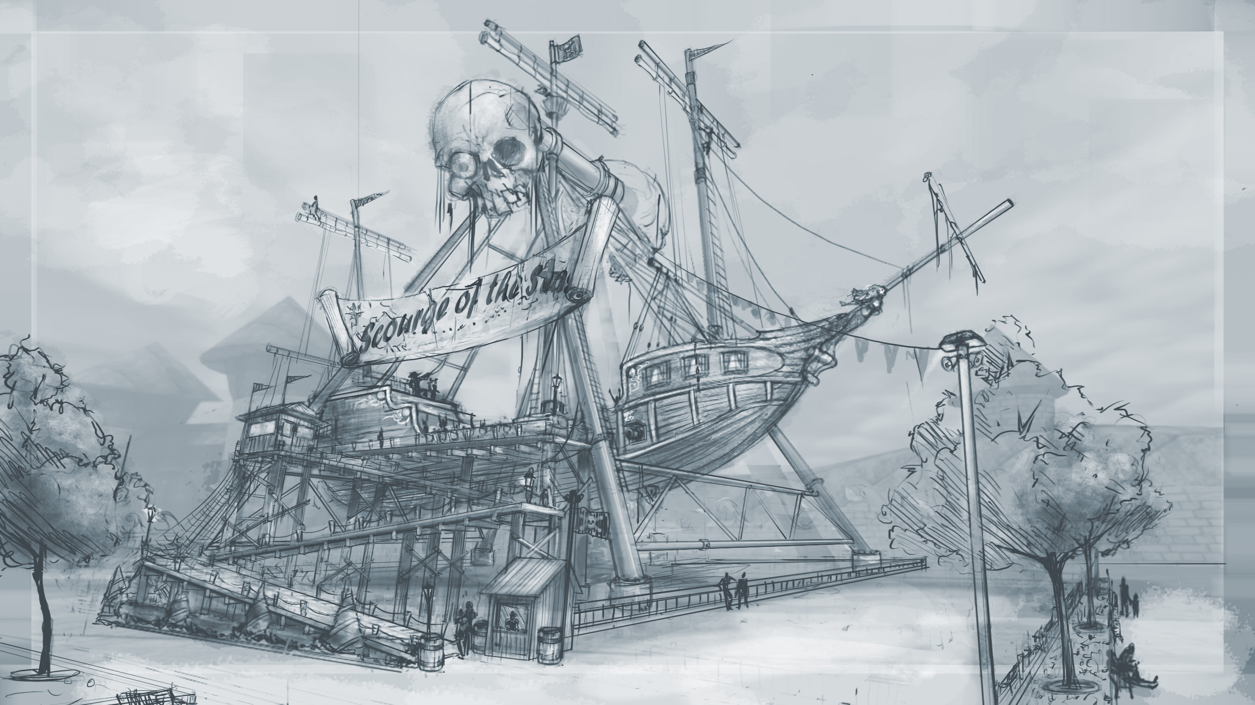 Scourge of the Seas
Concept Drawing