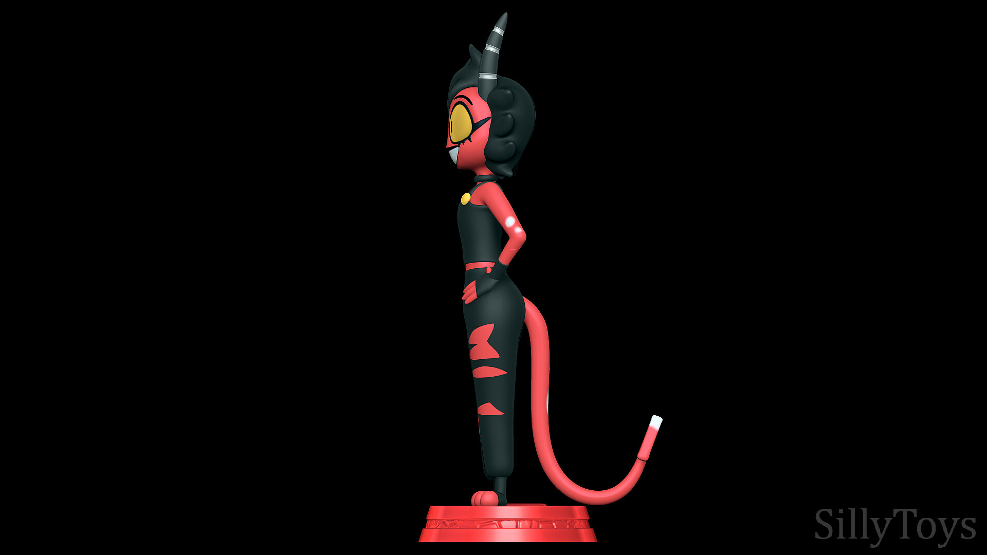 Boss 3d model. Helluva Boss 3d model. Helluva Boss Millie 3d model. 3д model Moxxie helluva Boss.