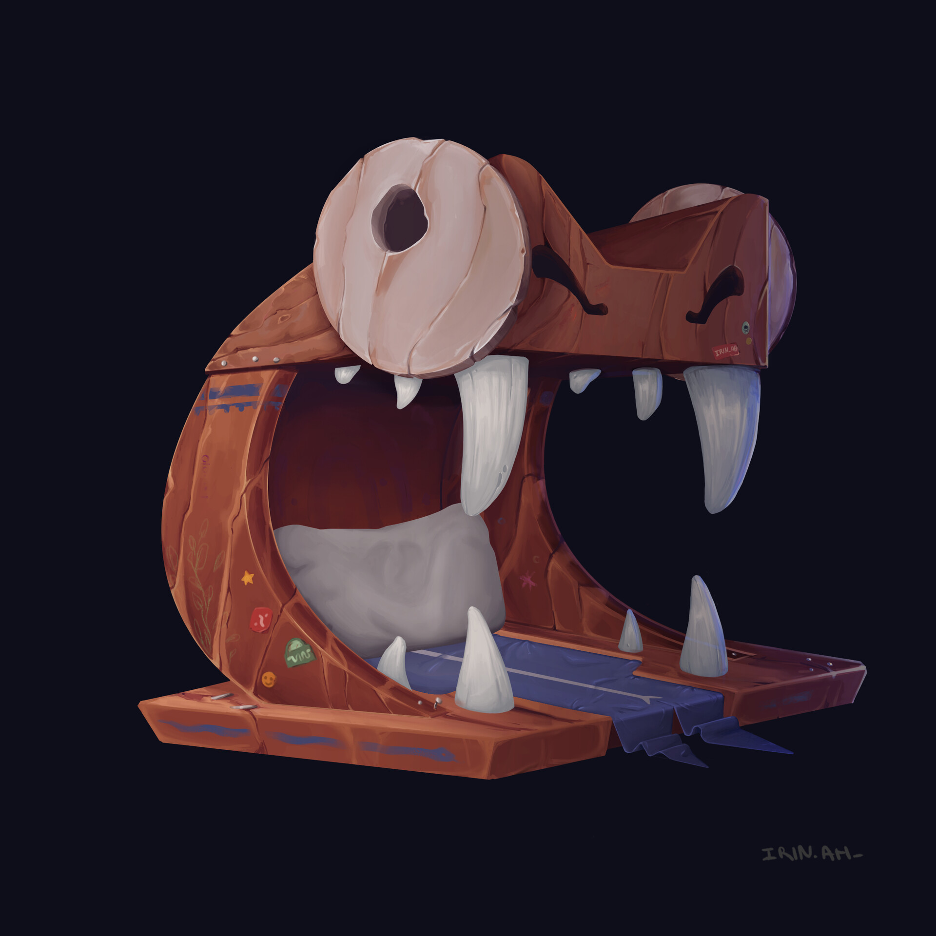 ArtStation - Snake bed
