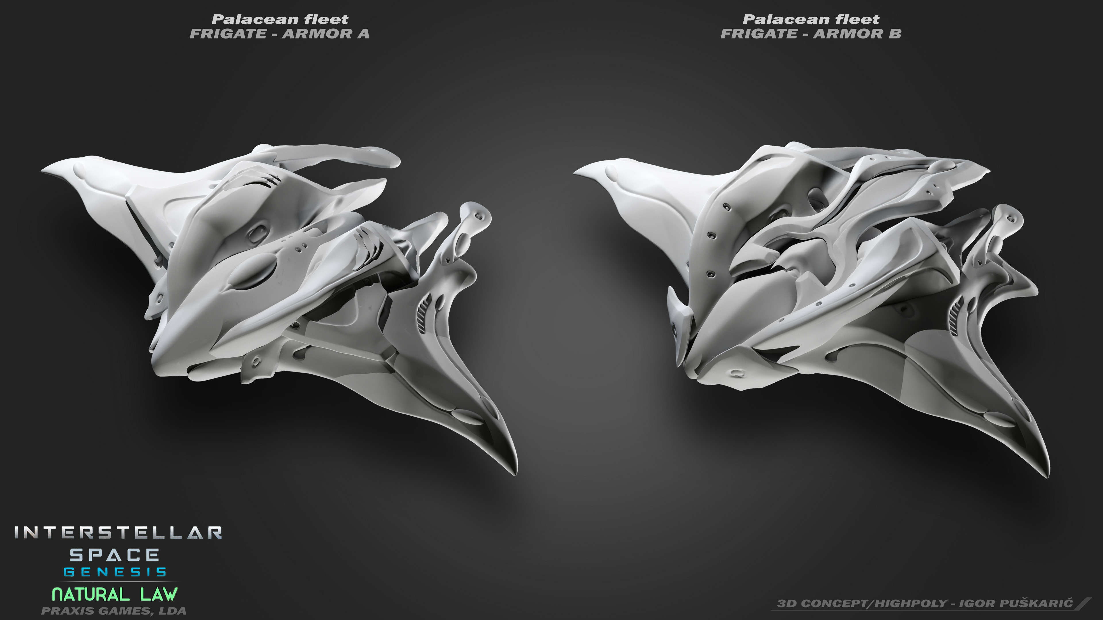 Palacean Frigate  A and B versions