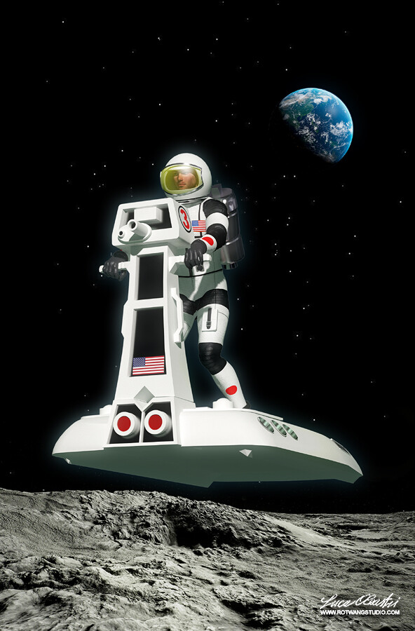 Space Sled - Major Matt Mason tribute