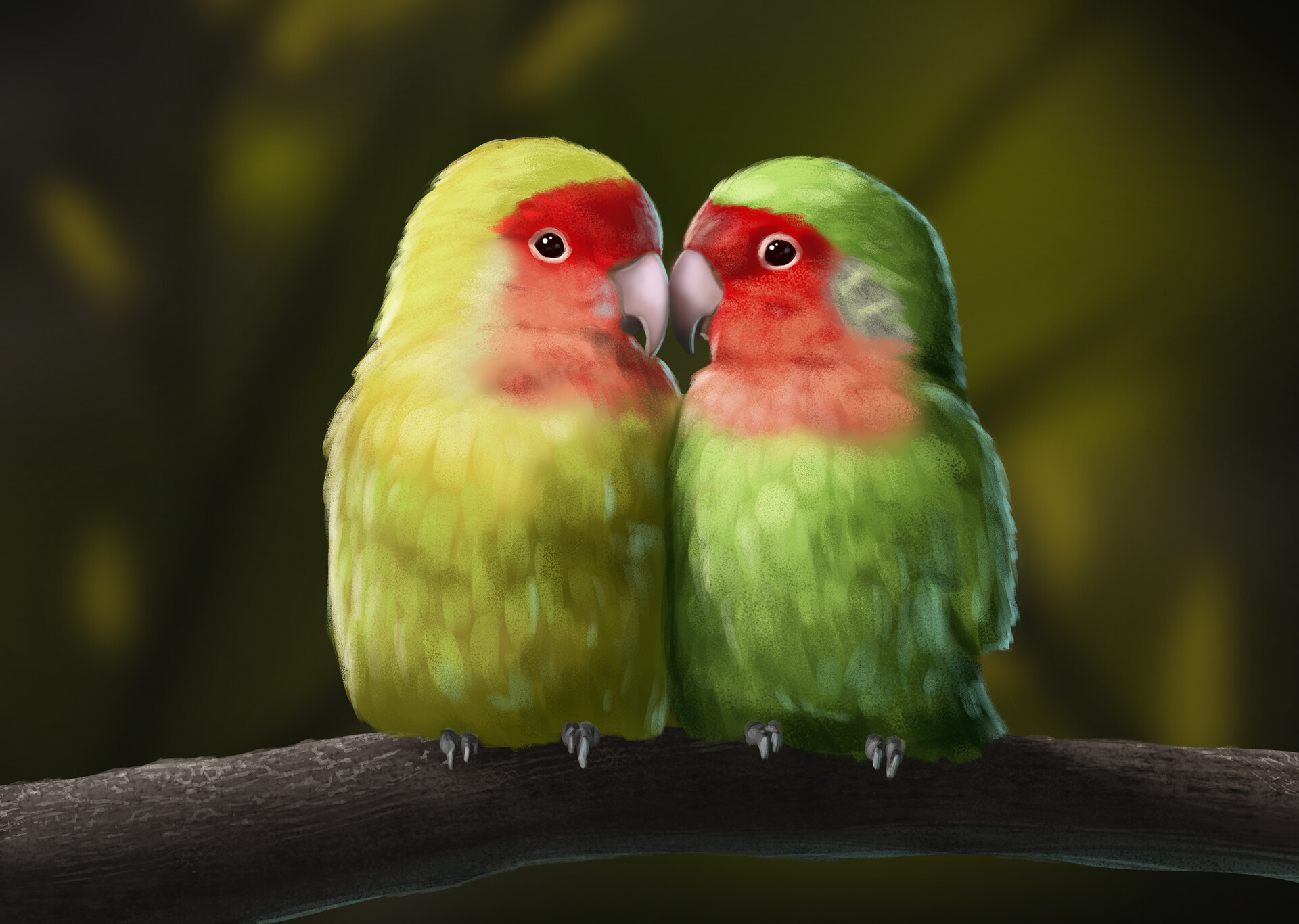 ArtStation Lovebirds