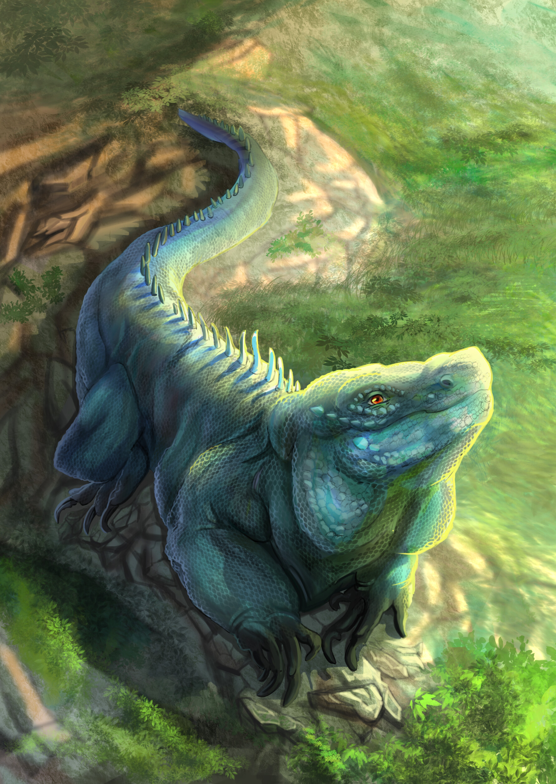 ArtStation - Grand Cayman Blue Iguana