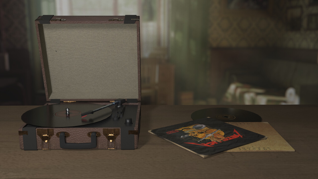 ArtStation - Vinyl-Record-Player