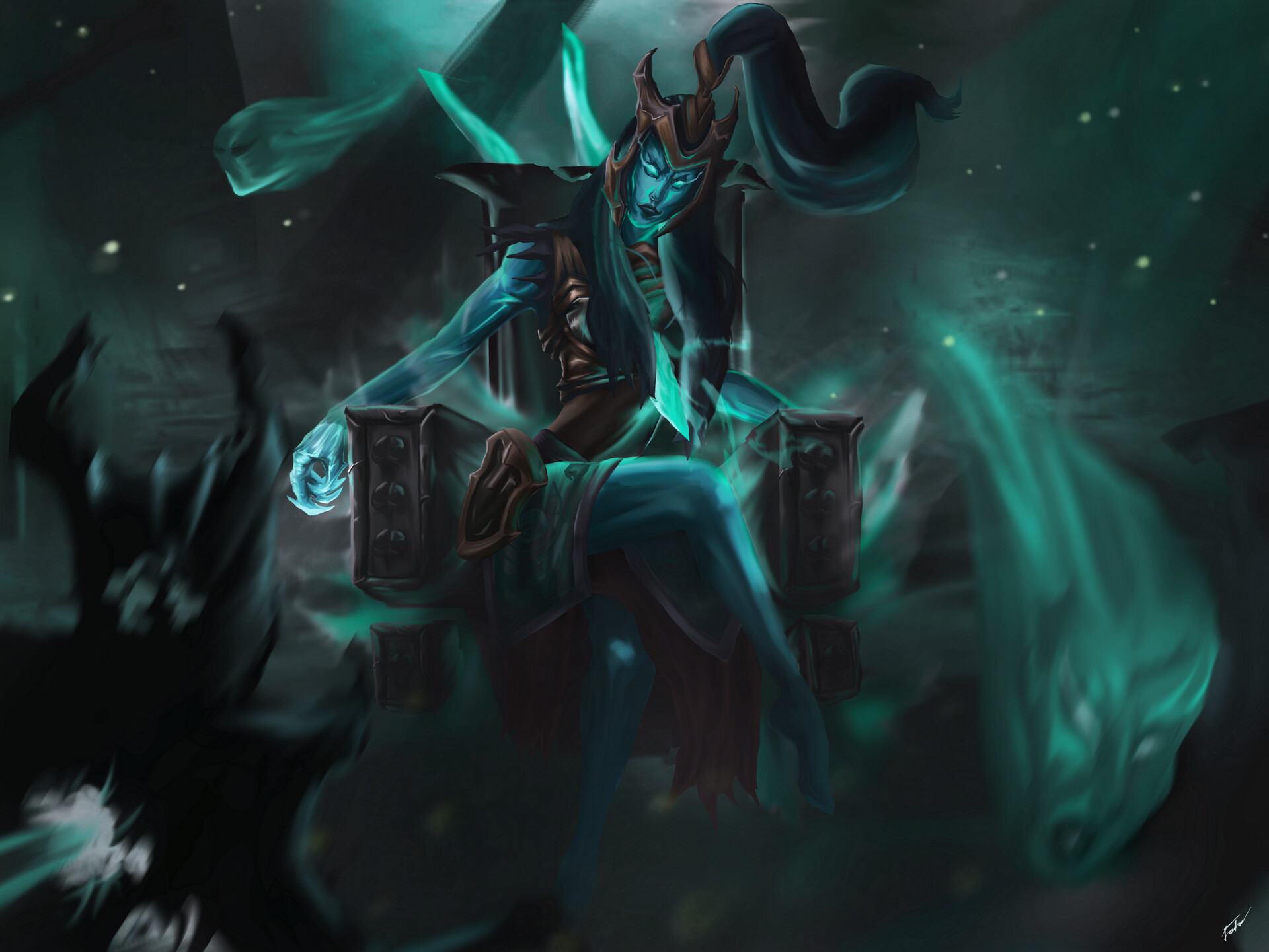 ArtStation Kalista Splash Art