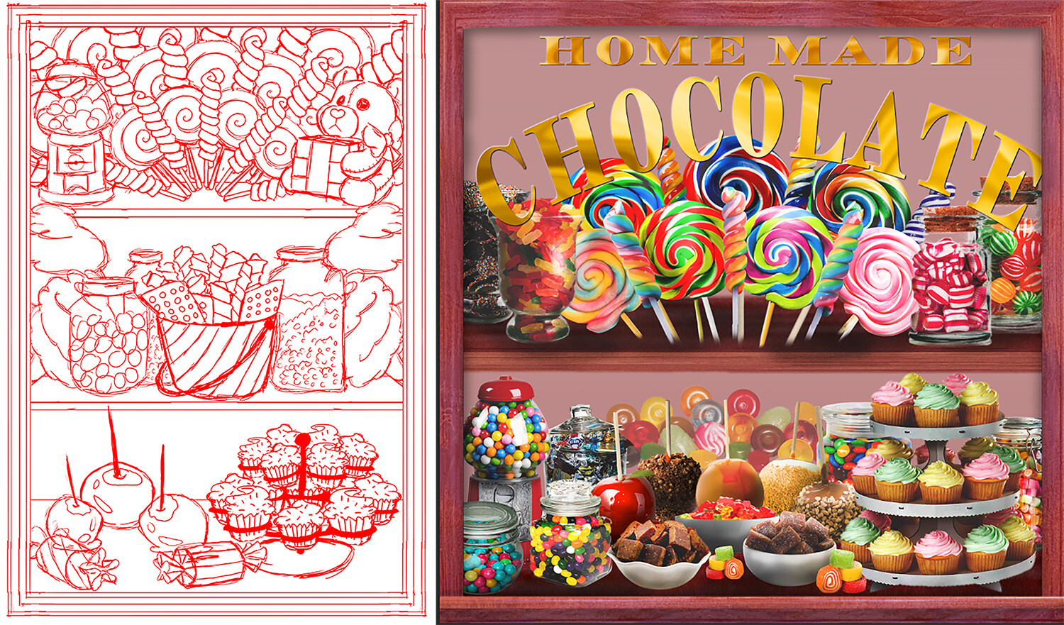 ArtStation - Candy Shop Window