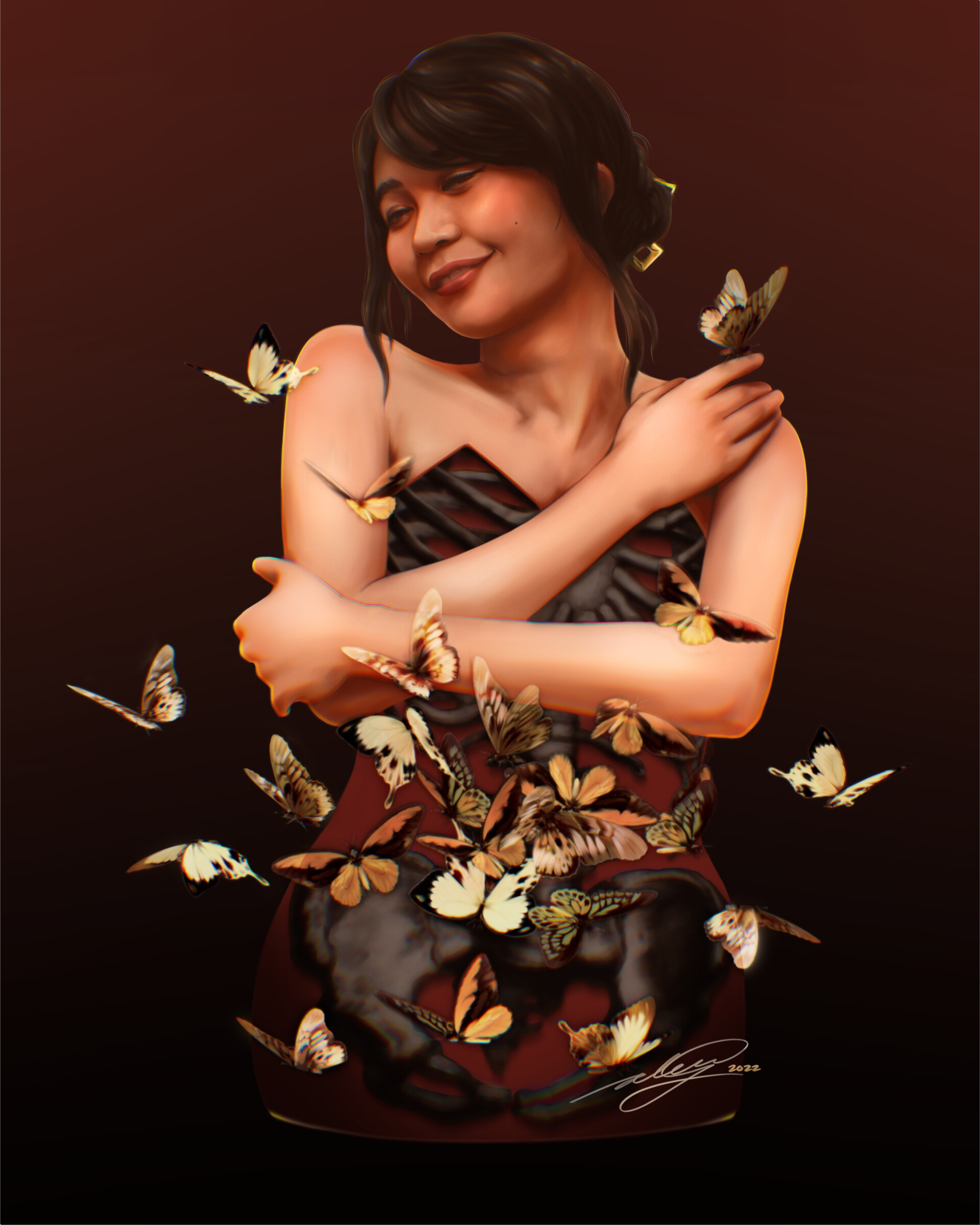 Art Portfolio Butterflies in my stomach