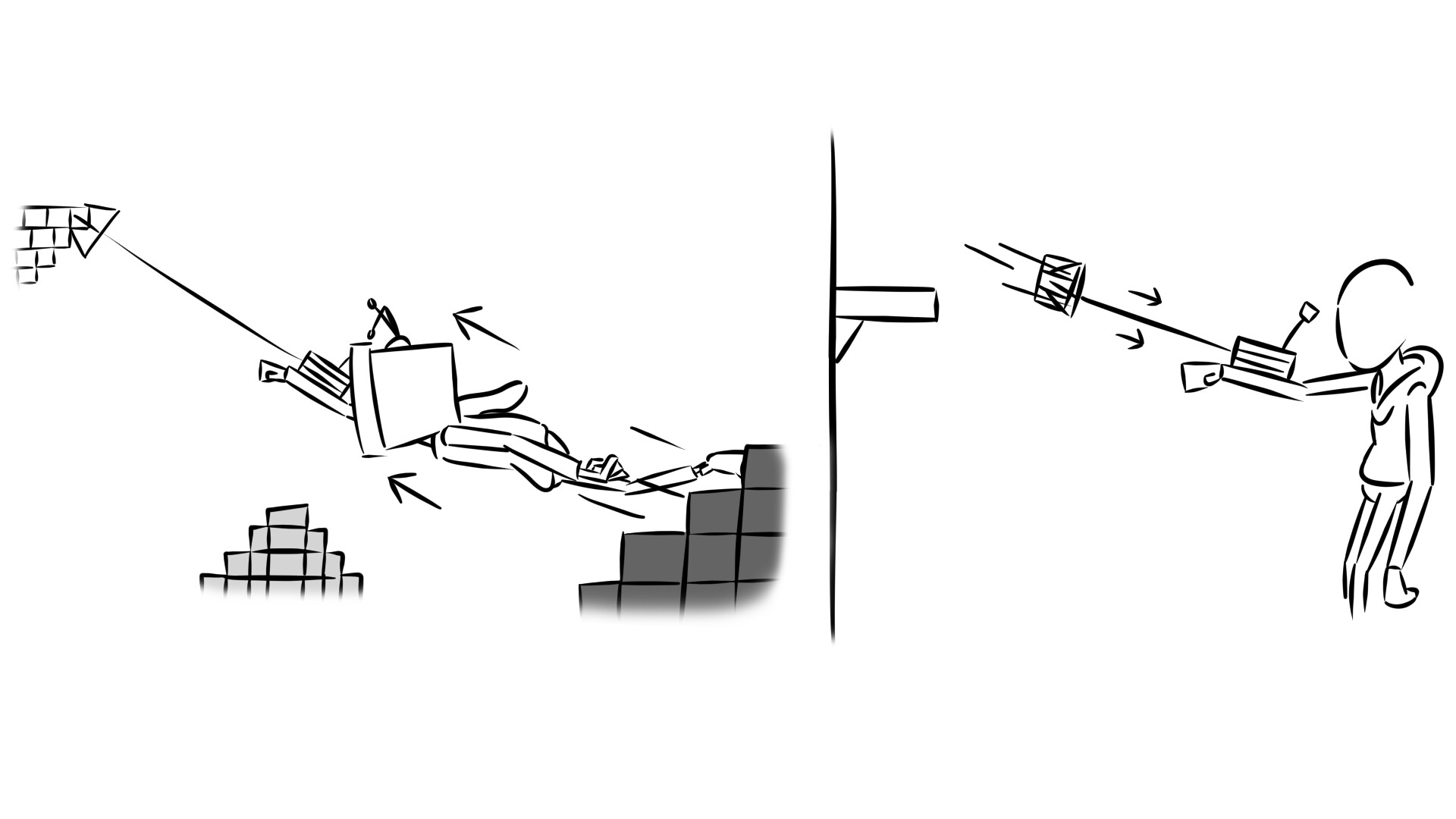 Jack fear parallel pixels game mechanic art