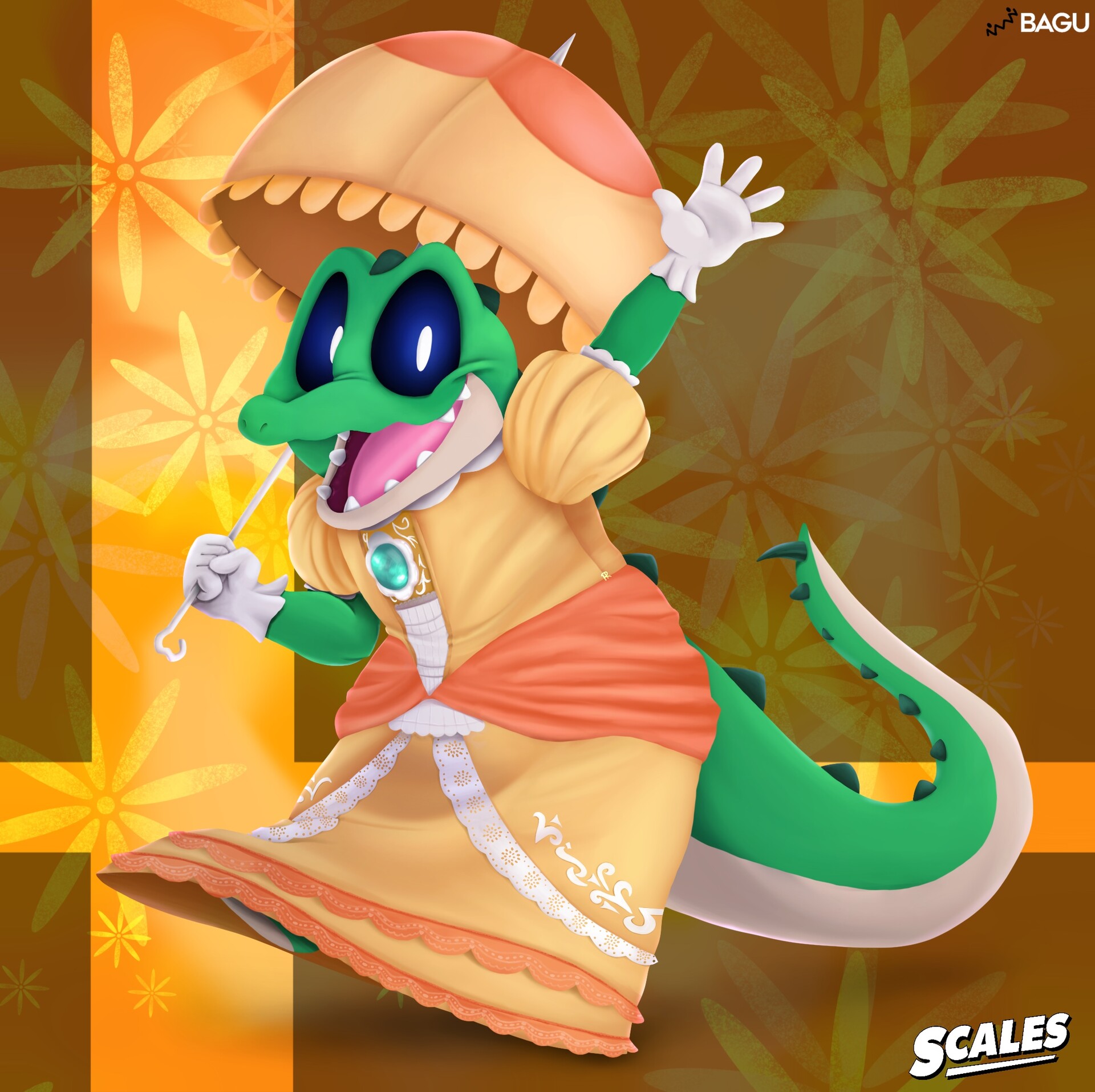 ArtStation Daisy Scales X Smash Ultimate