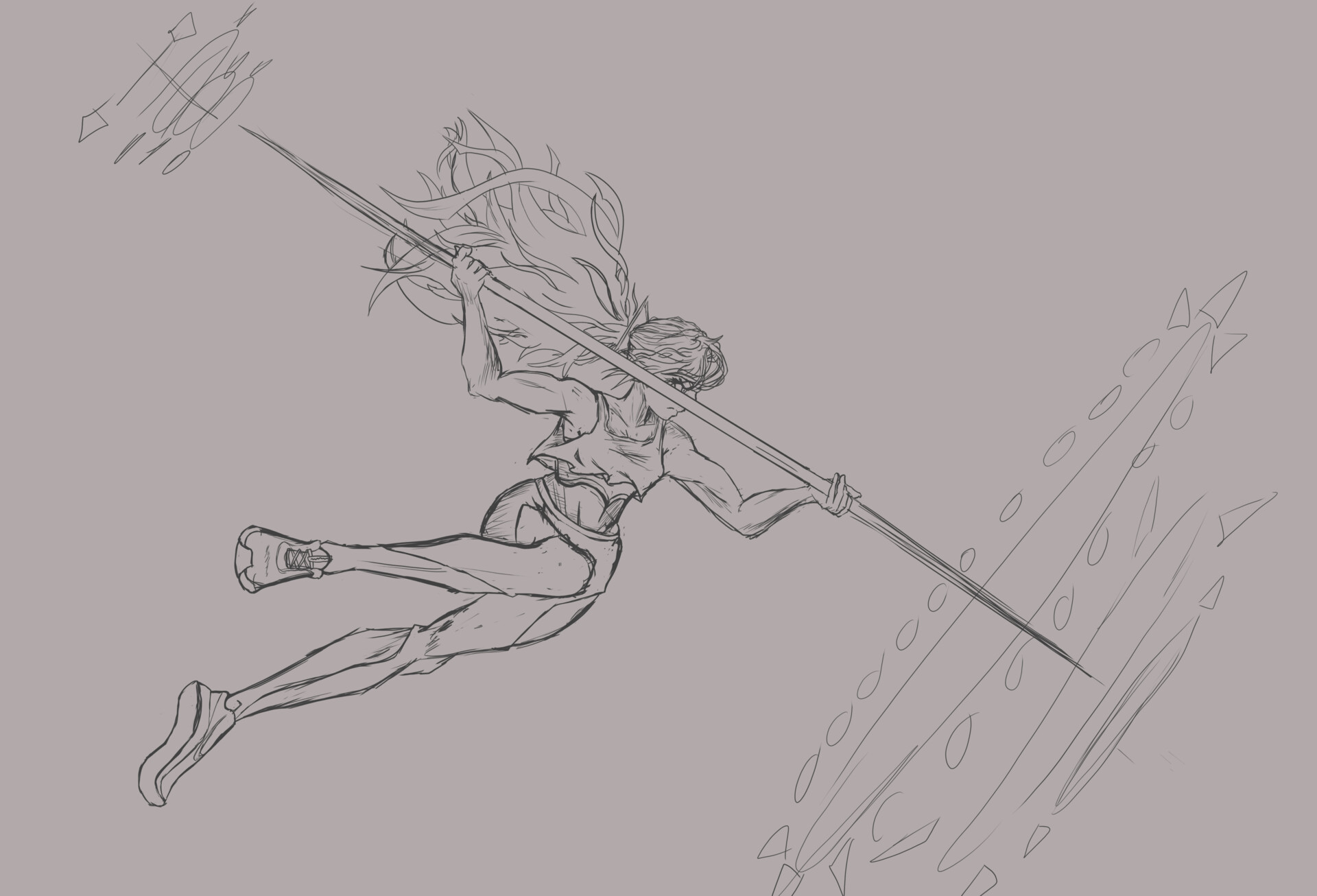 Ian Haddow Character Concept Ela Champion of the Forest