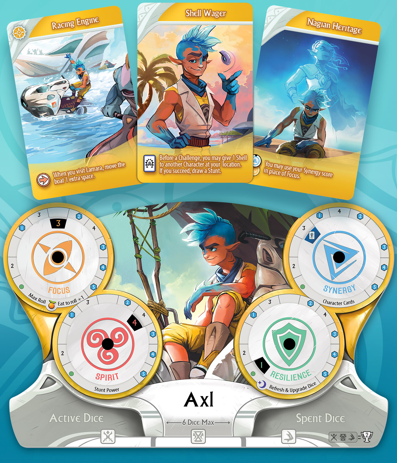 Axl player board