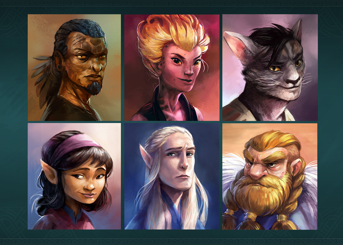 Hero portraits