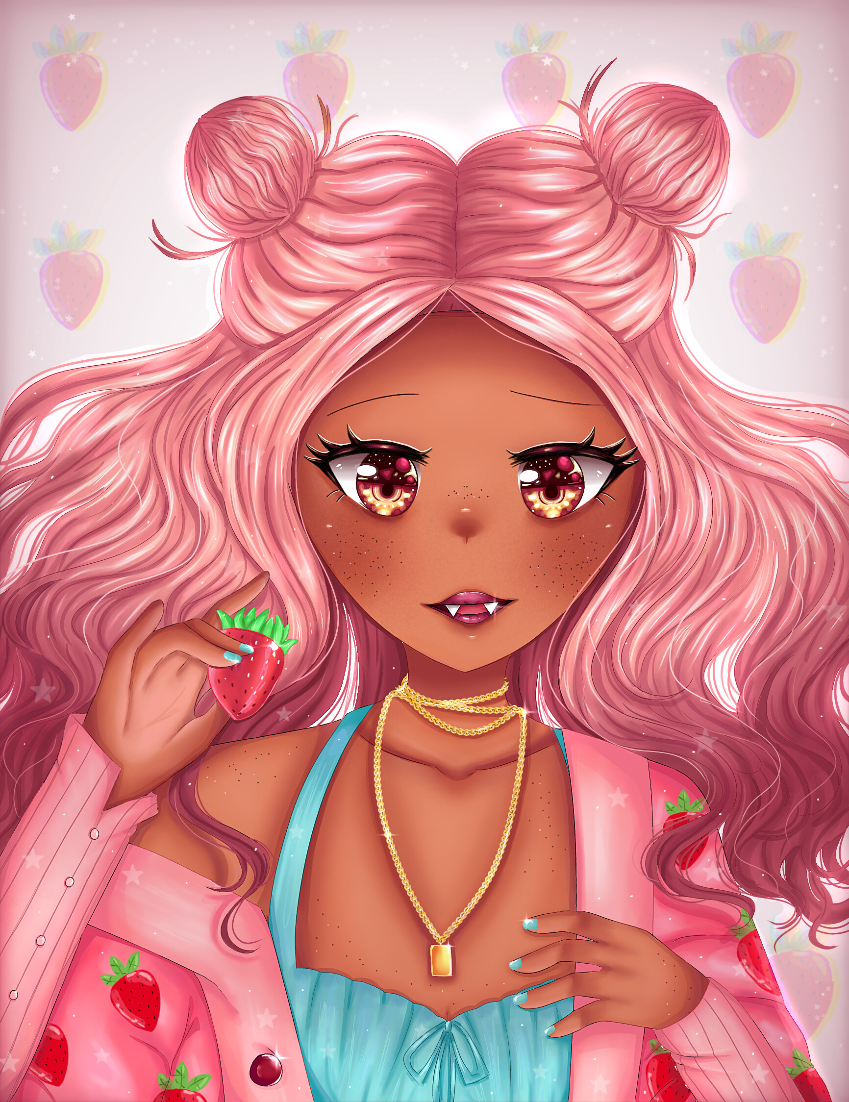 ArtStation Strawberry Girl