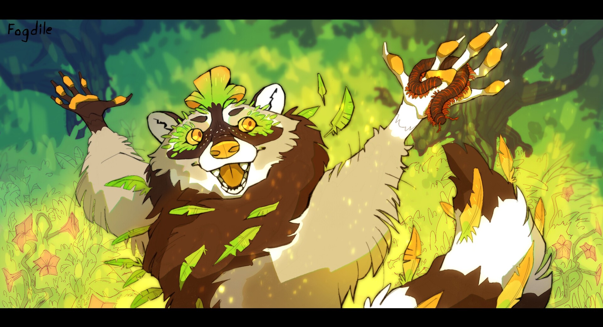 Commission with background
