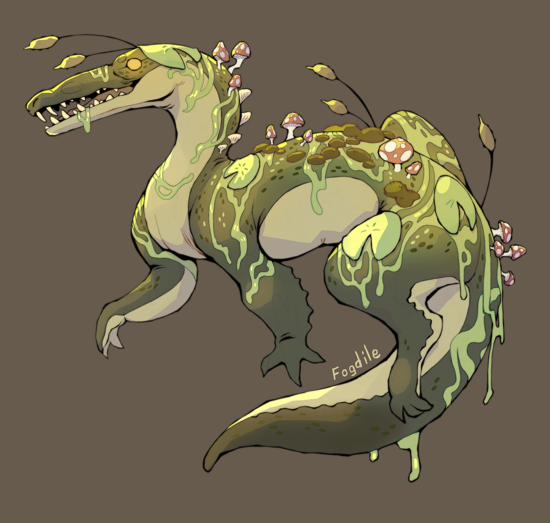 Swamp creature design commission