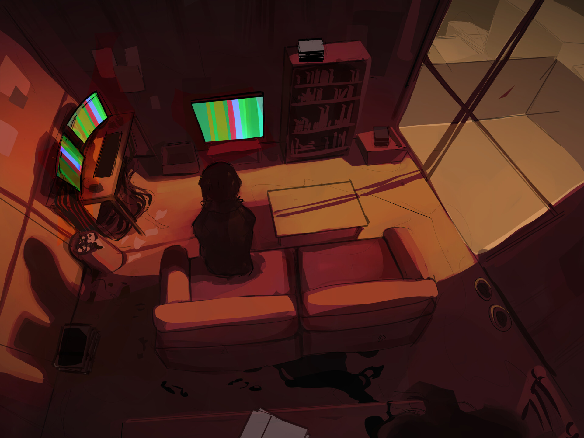 ArtStation - Apartment Comic Concept Sketch