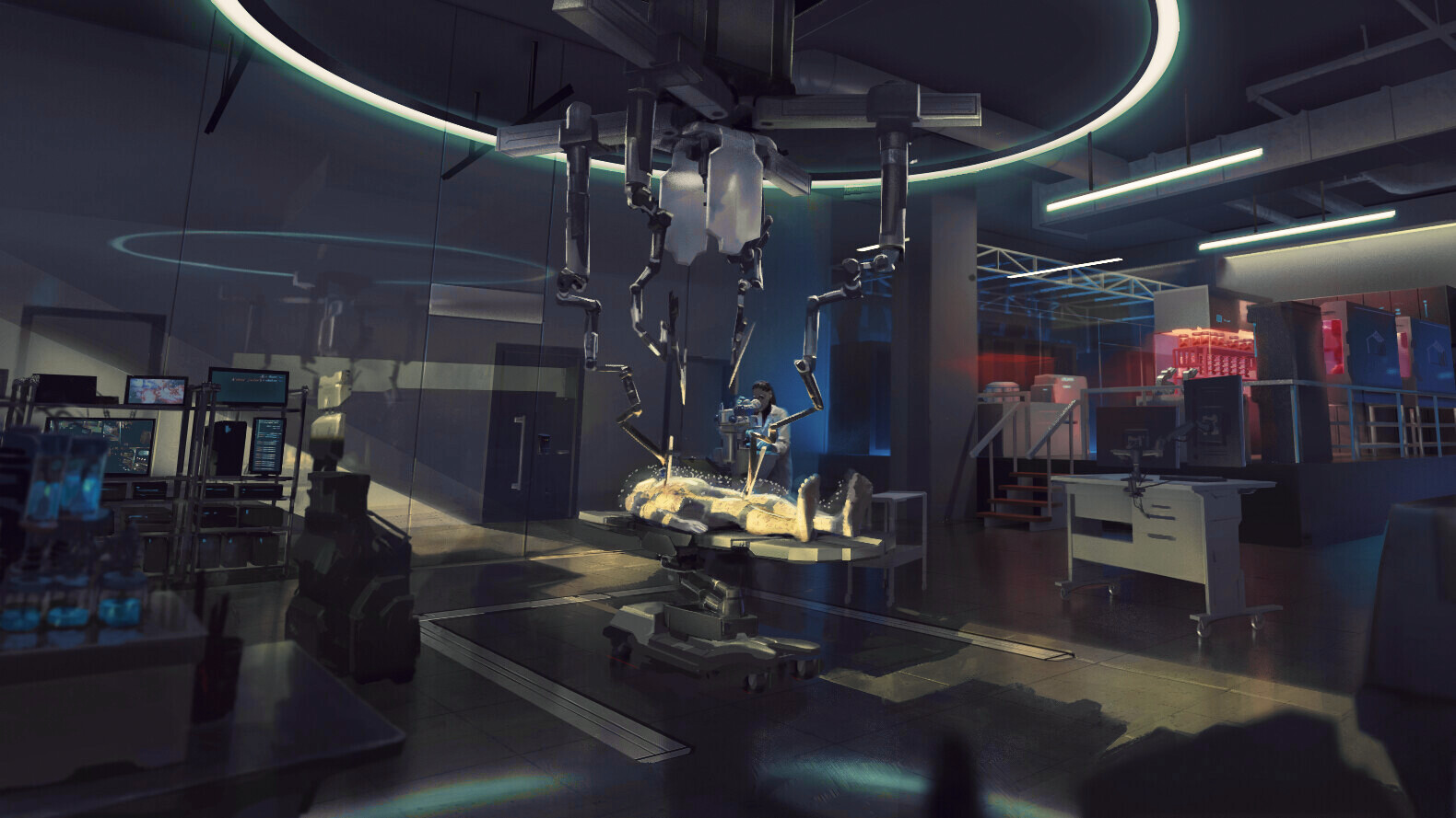 ArtStation - Interior design - Frankenstein's lab