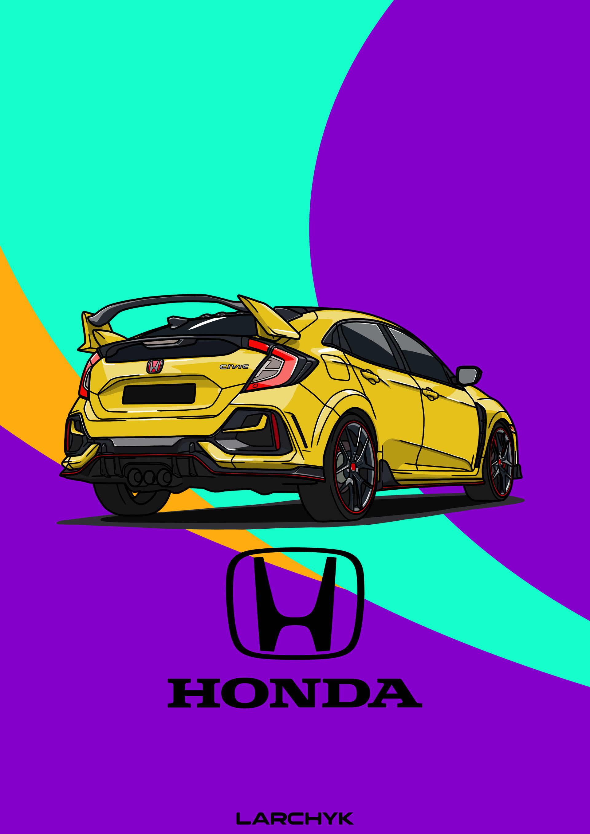 ArtStation - Honda Civic Type R FK8