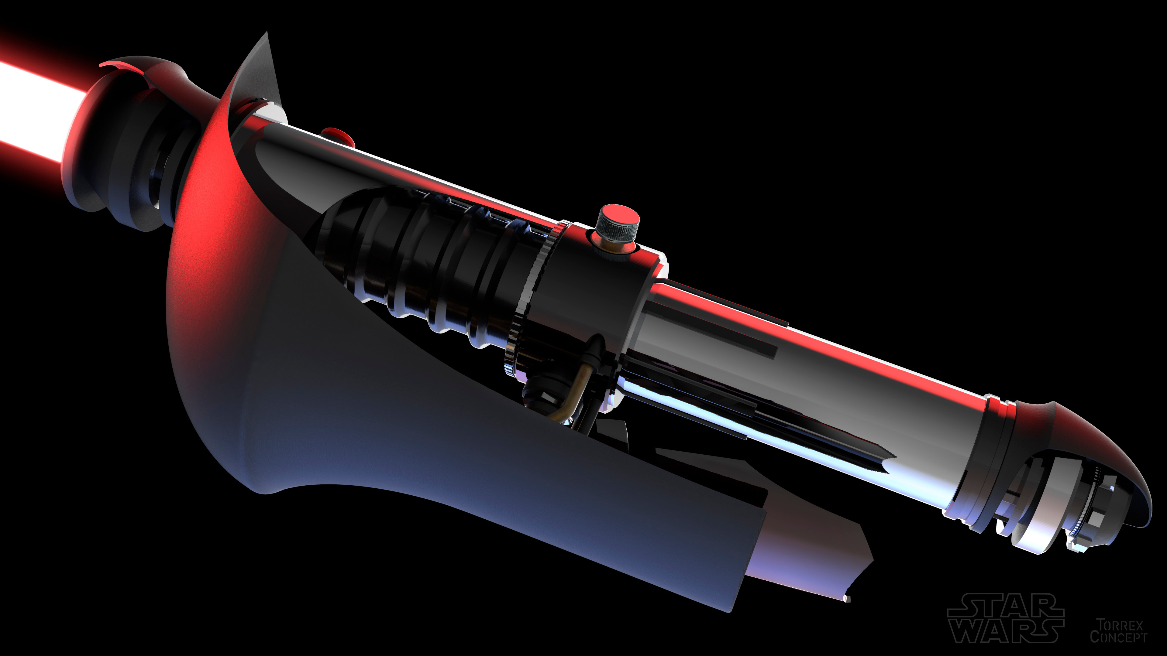 Two handed lightsaber clearance