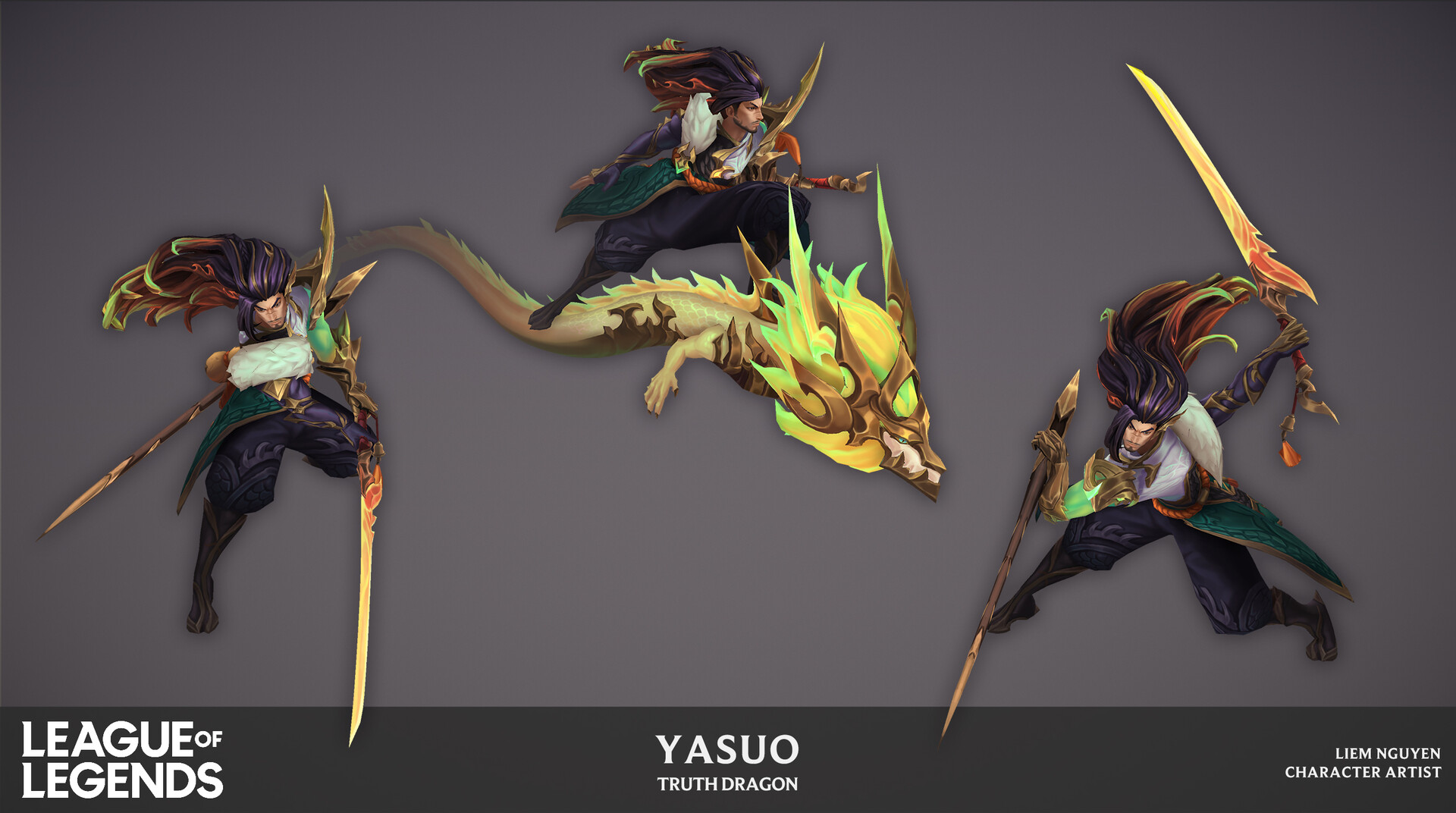 ArtStation - Unforgiven Blade Yasuo [League of Legends custom skin]