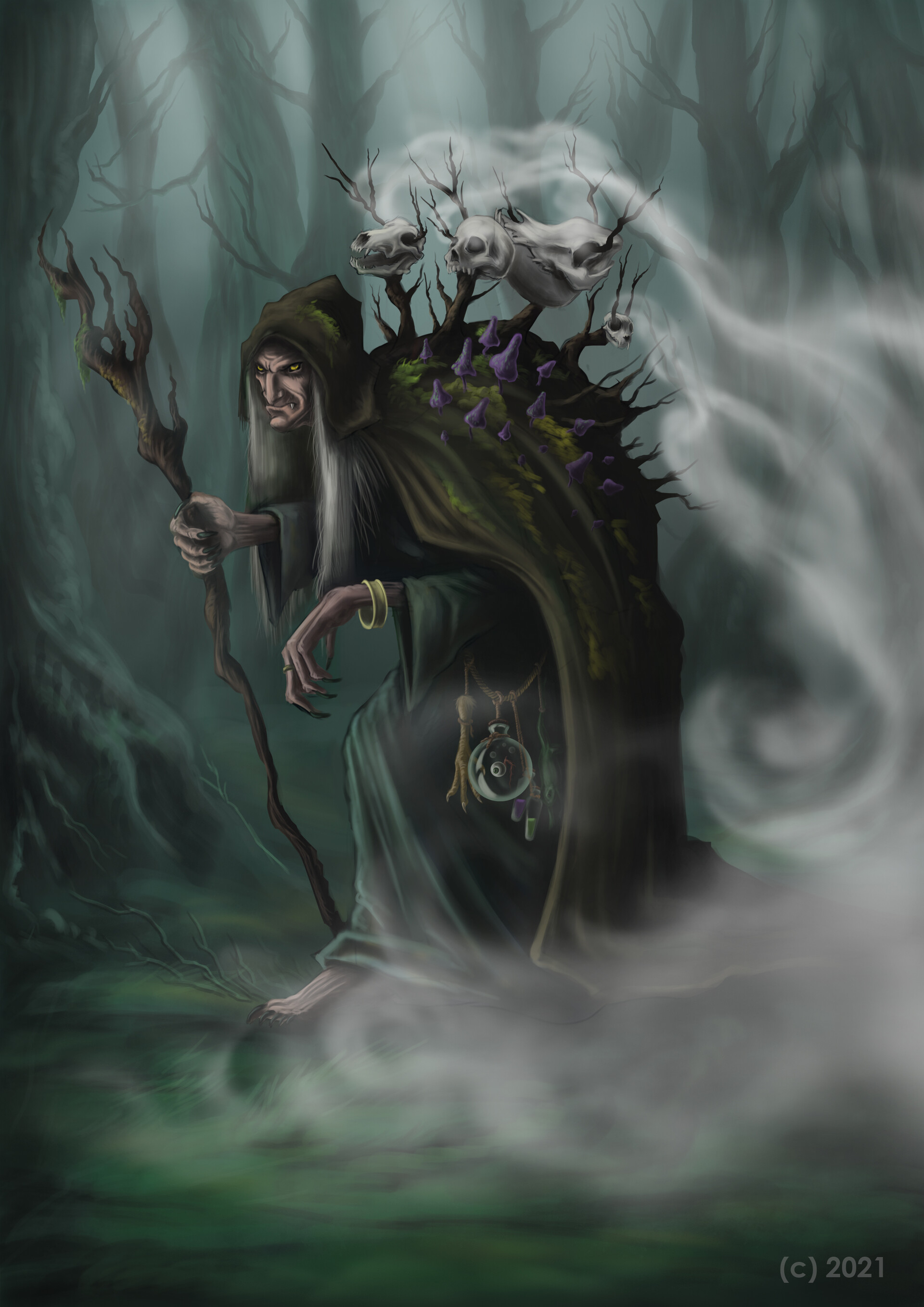 ArtStation - Ubyr (Baba Yaga)