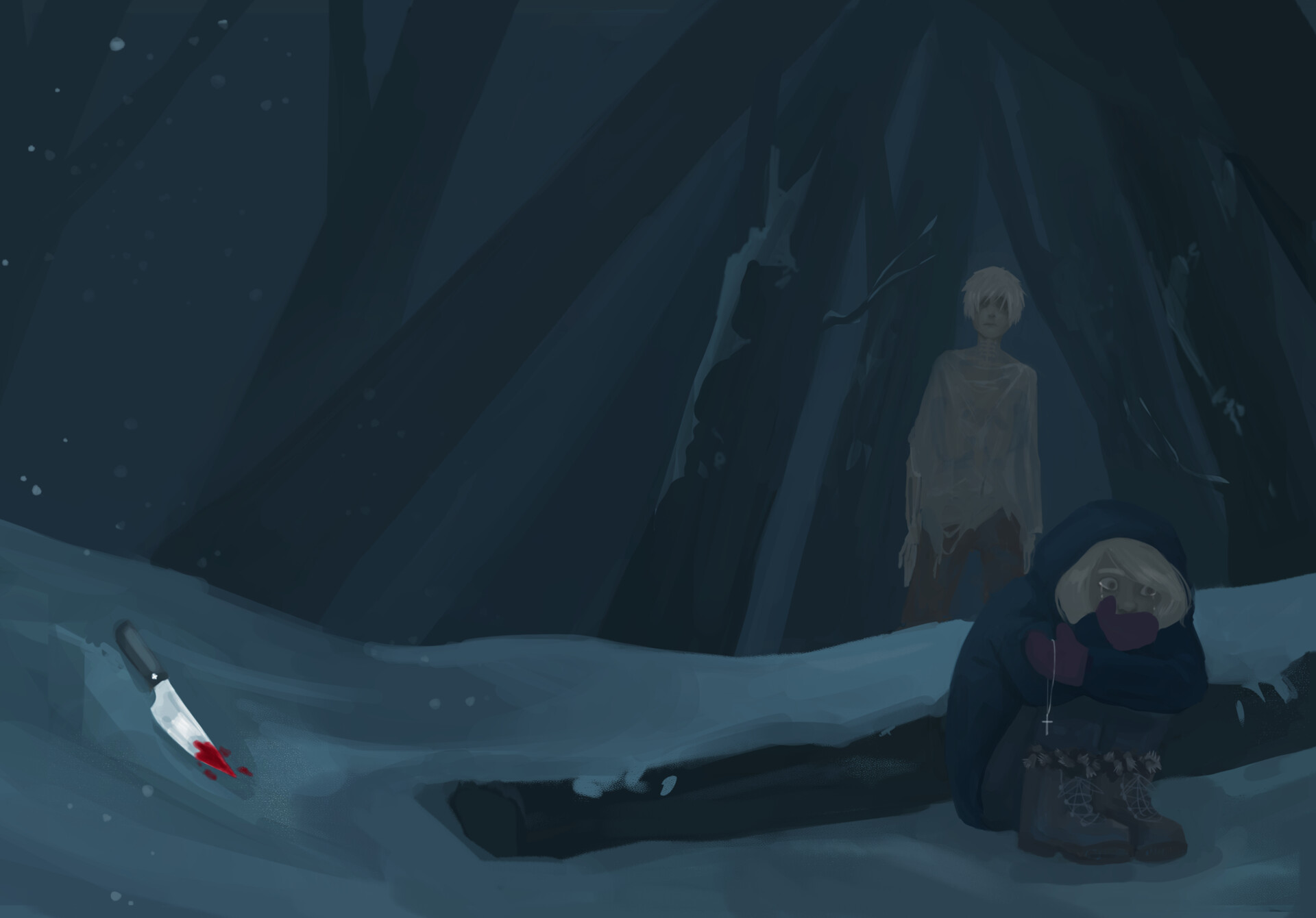 ArtStation - Bookcover 'DE AVOND IS ONGEMAK'