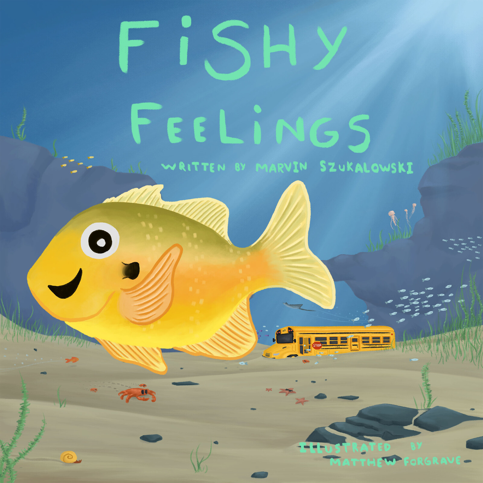 Cover for the children's book Fishy feelings