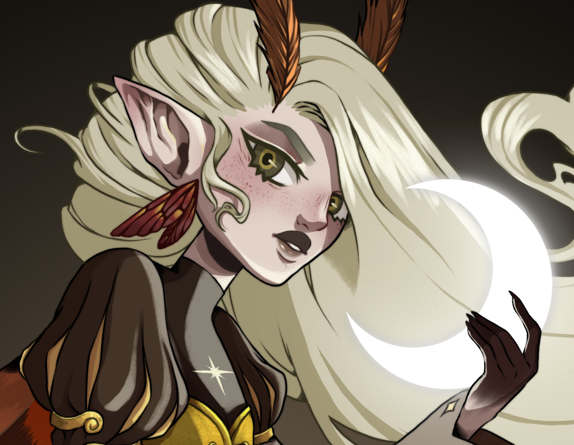 ArtStation - Moth-Girl