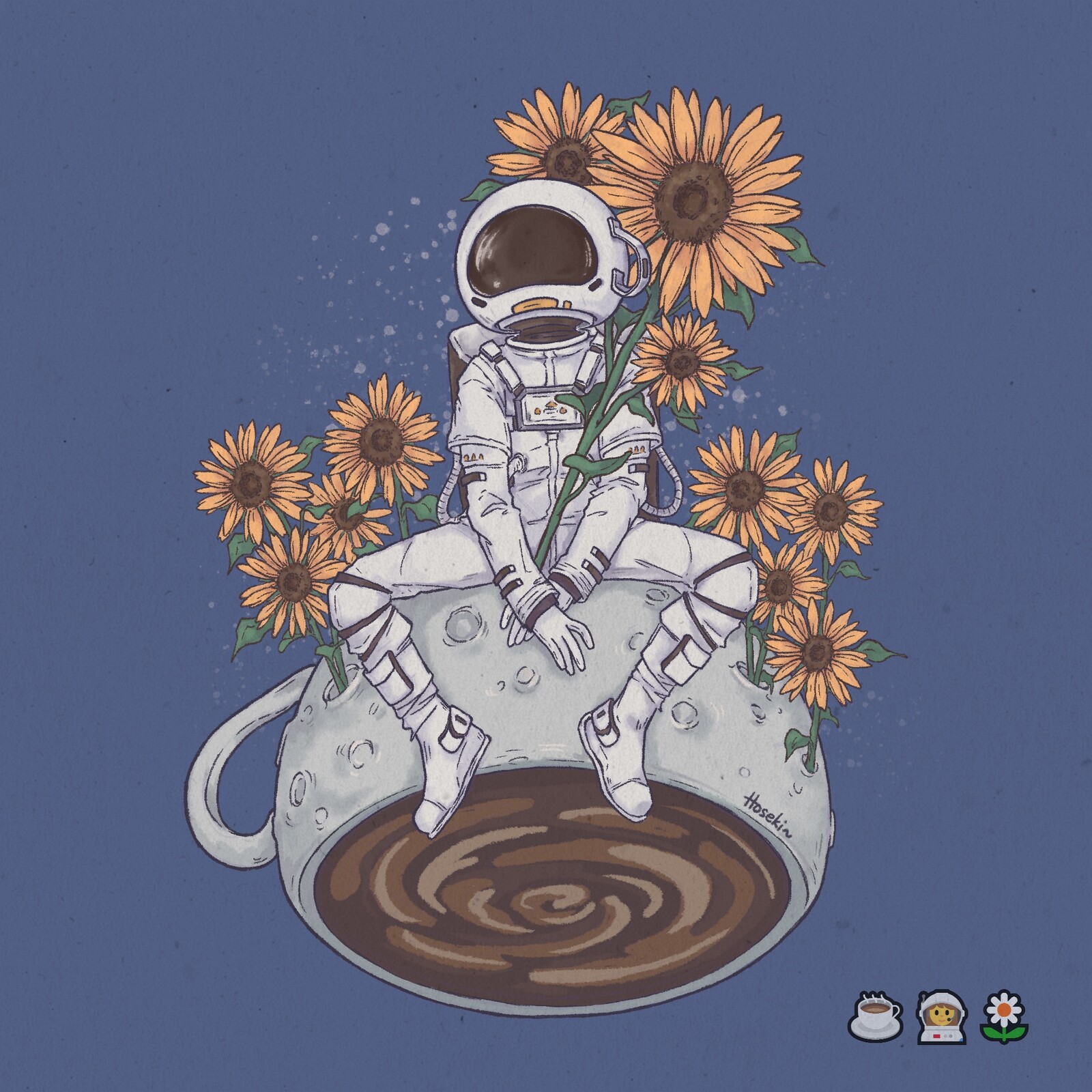 ☕👩‍🚀🌼