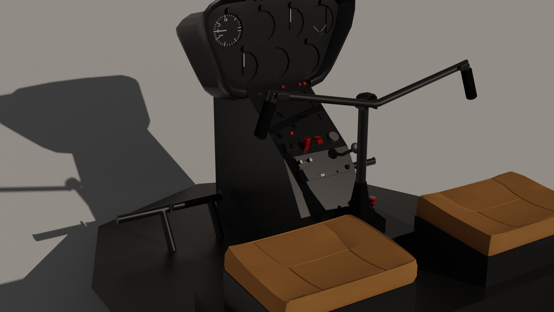 ArtStation - WIP Robinson R22 cockpit