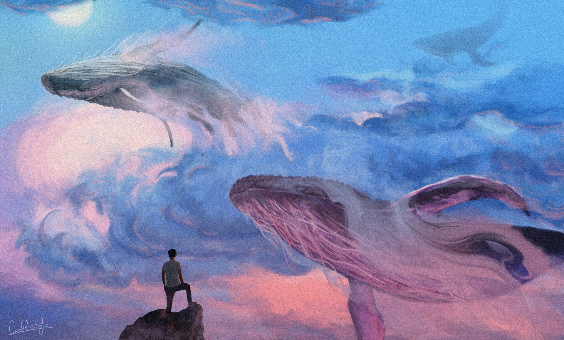ArtStation - Whale migration
