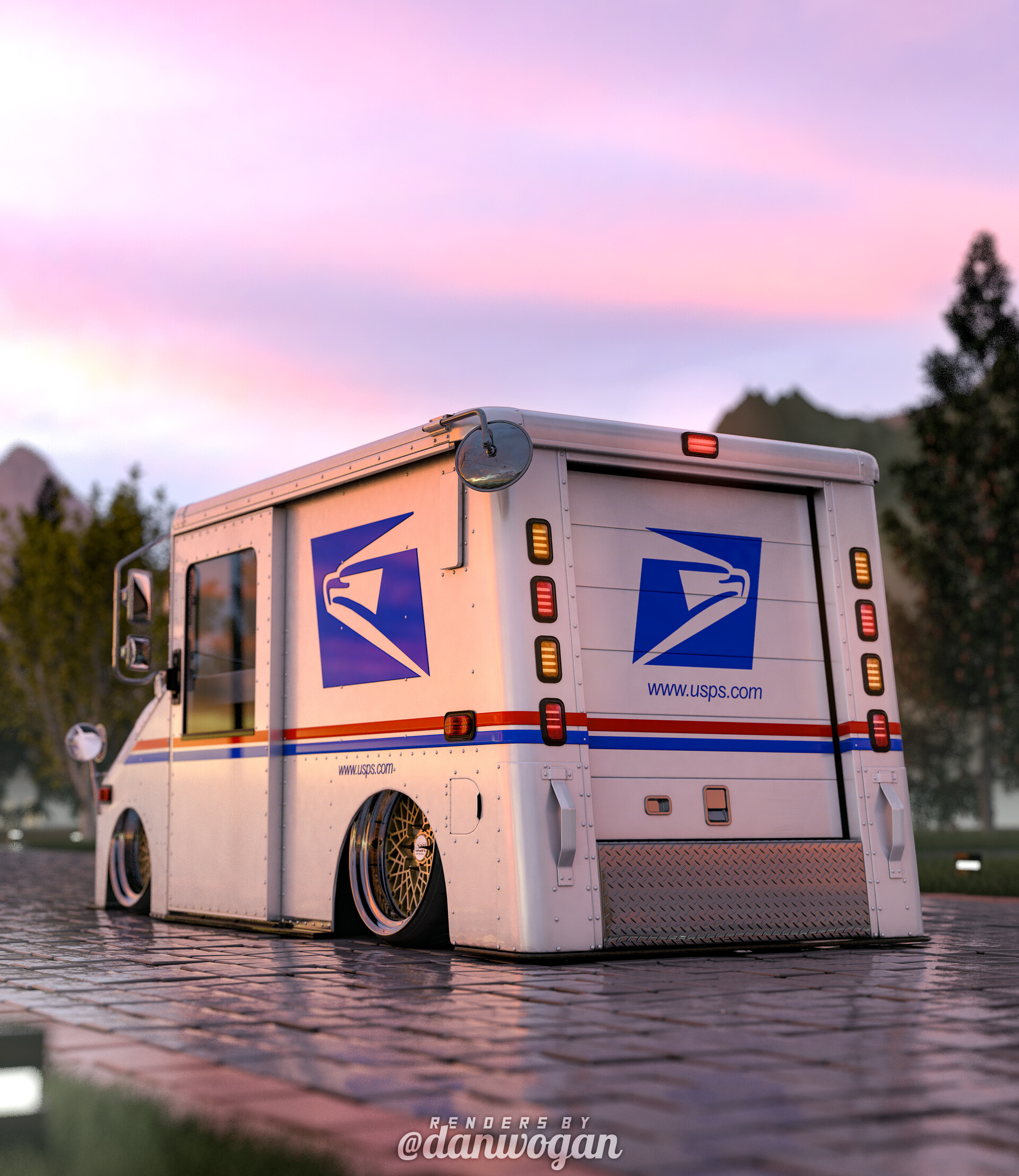 Custom Mail Truck